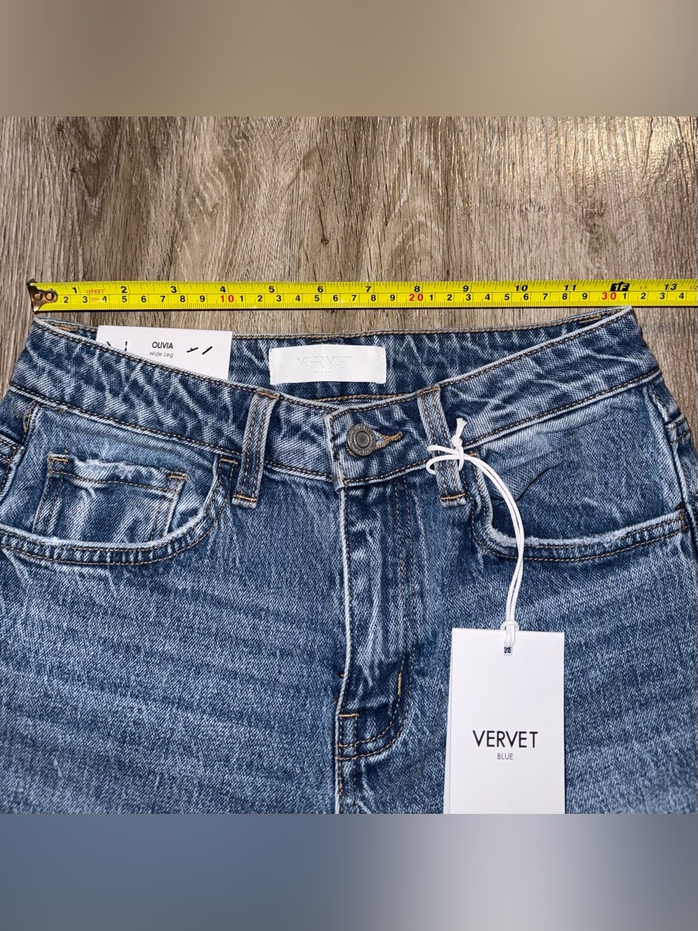 Vervet Olivia Wide Leg Jeans size 24 - Picture 6 of 10